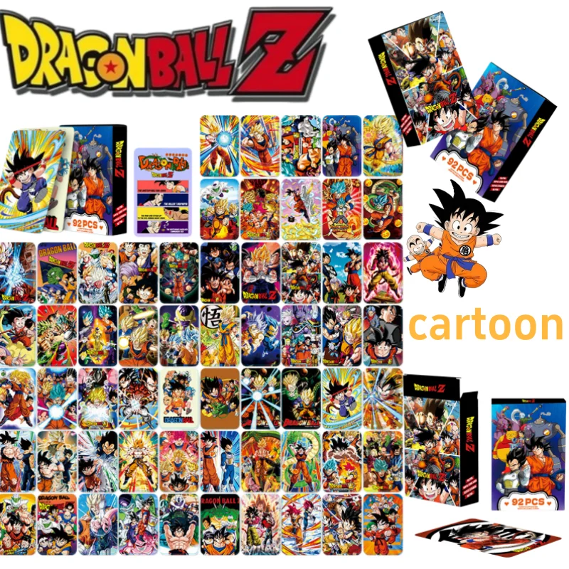 

Dragon Ball Goku and Vegeta Bookmark Cartoon Cute New Creative High-Value Fashionable Personalized Portable Greeting Card Gift