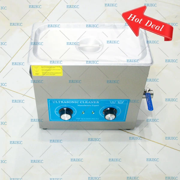 ERIKC  Ultrasonic Cleaner 110V 6l Wash Machine Ultrasonic Bath Heater Common Rail Auot Fuel Injector E1024048