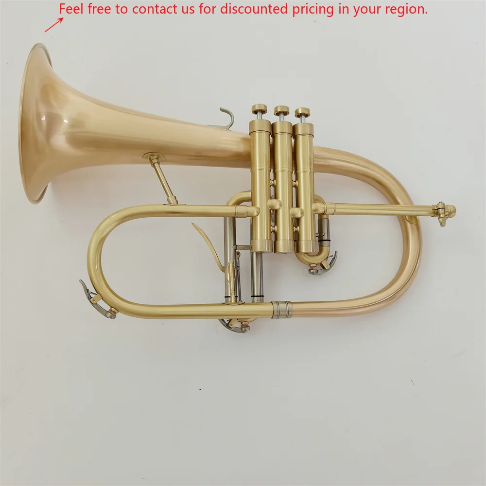 

Bb Key Brass Imported From Germany Professional Trigger Flugelhorn
