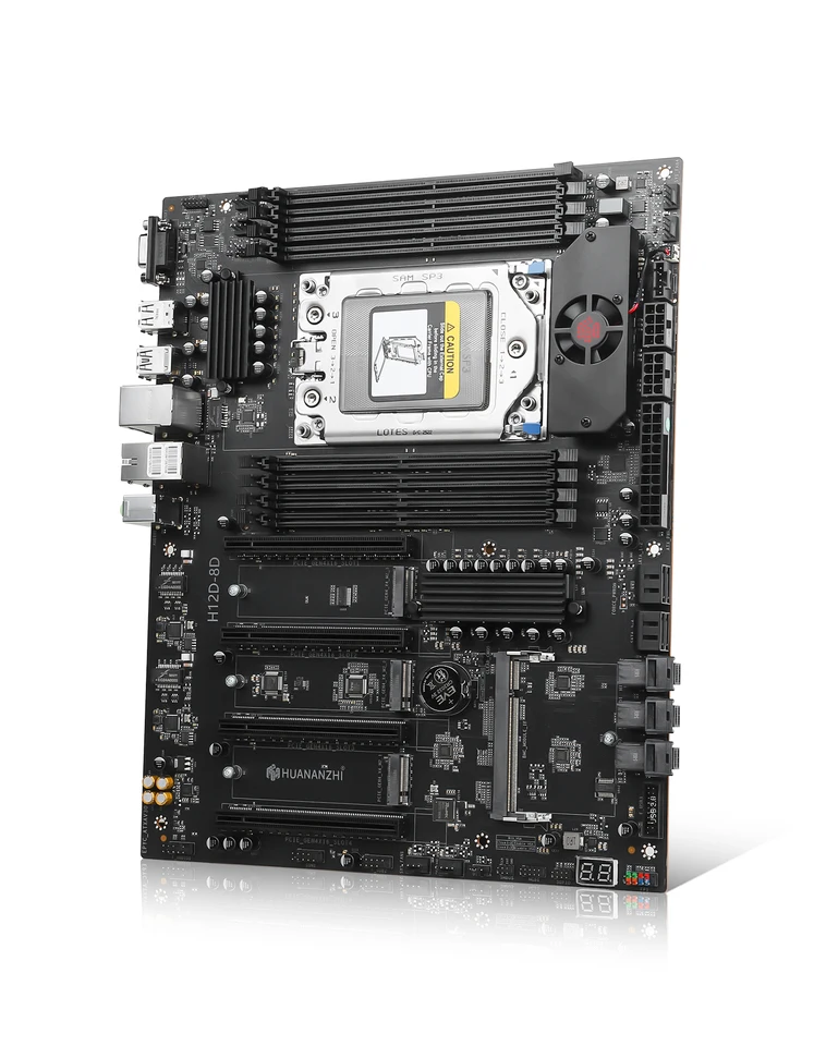 HUANANZHI H12D 8D AMD Motherboard support AMD EPYC 7002 7003 HUANANZHI H12D 8D AMD Motherboard support AMD EPYC 7002 7003
