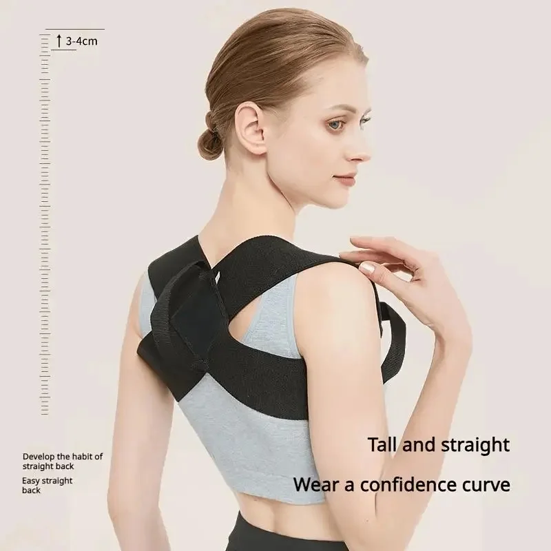 Back Posture Corrector Clavicle Spine Back Brace Belt Adjustable Upper Back Shoulder Lumbar Posture Correction Body Shaping view 5