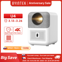 BYINTEK LOVE U4 Smart Mini Home Theater Projector 4K 1080P Video Android WIFI for Smartphone Cinema