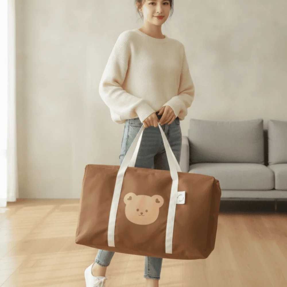 Mommy Bag Waterproof Quilt Organizer Washable Dustproof Luggage Pouch Foldable Heavy-duty Moving Tote Nursery
