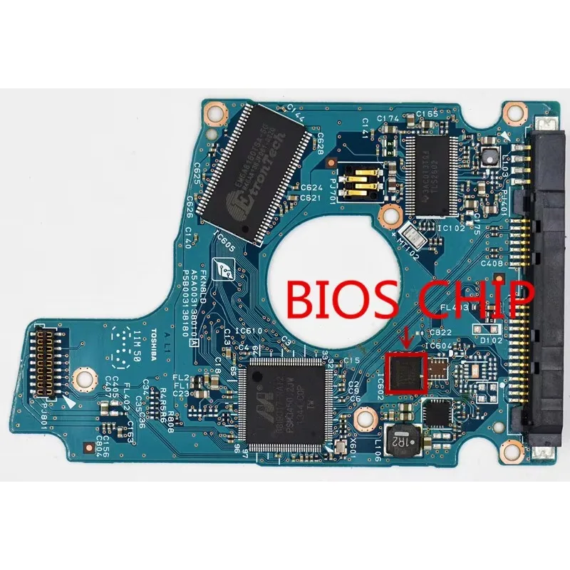Toshiba Hard disk circuit board / G003296A Change to SATA