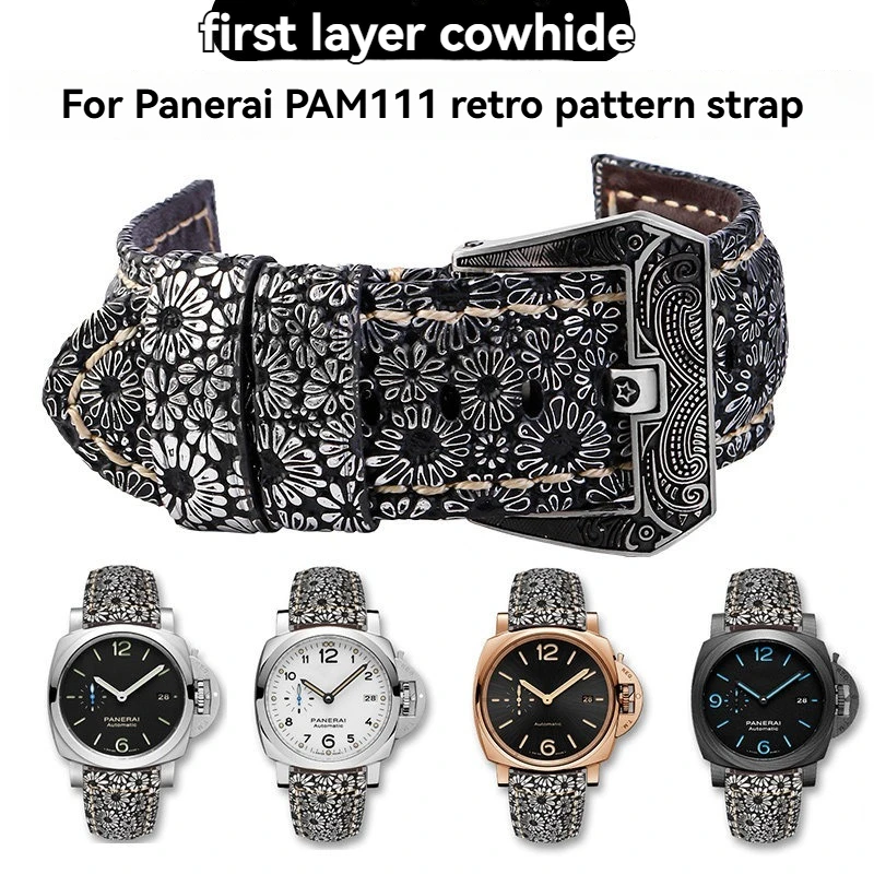 Vintage strap For Panerai Breitling Diesel Heavy-Duty Replacement Buckle for Leather Silicone Watch band 18mm 20mm 22mm