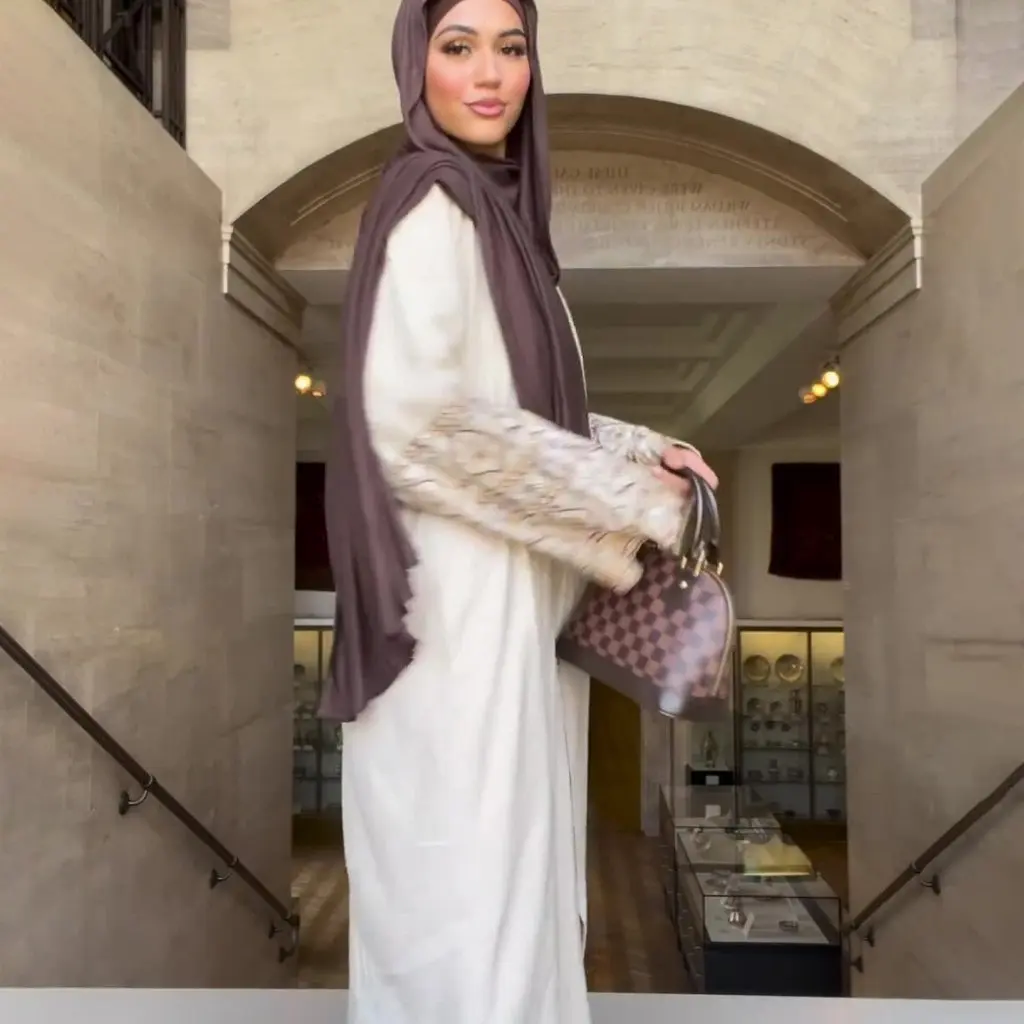 Robe imprimée bohème pour femmes, Style musulman du moyen-orient, manches bouffantes, ample, rétro, nouvelle collection automne