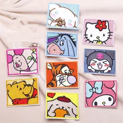 Cat Embroidery Patches For Clothing Kawaii Anime Patches For Clothes DIY Iron on Patch On Clothes Stickers