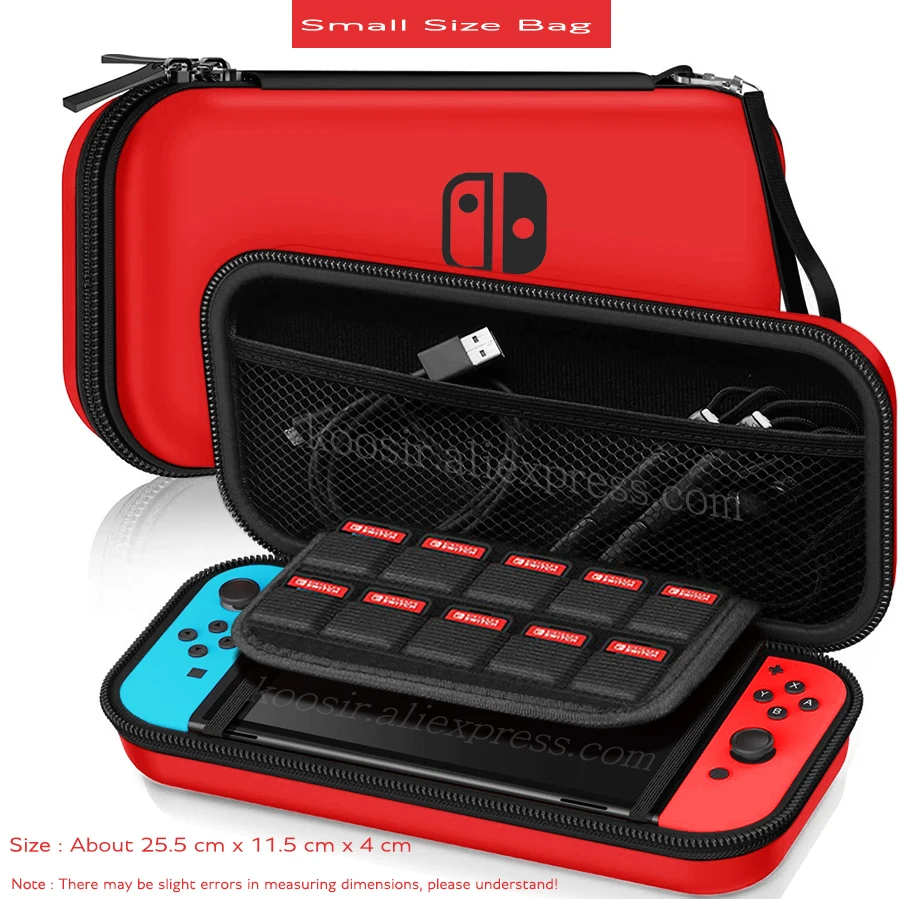 Nintendo Switch tragbare Hand Aufbewahrung tasche Nintendo switch Konsole Eva Trage tasche Schutzhülle für Nintendo Switch Zubehör