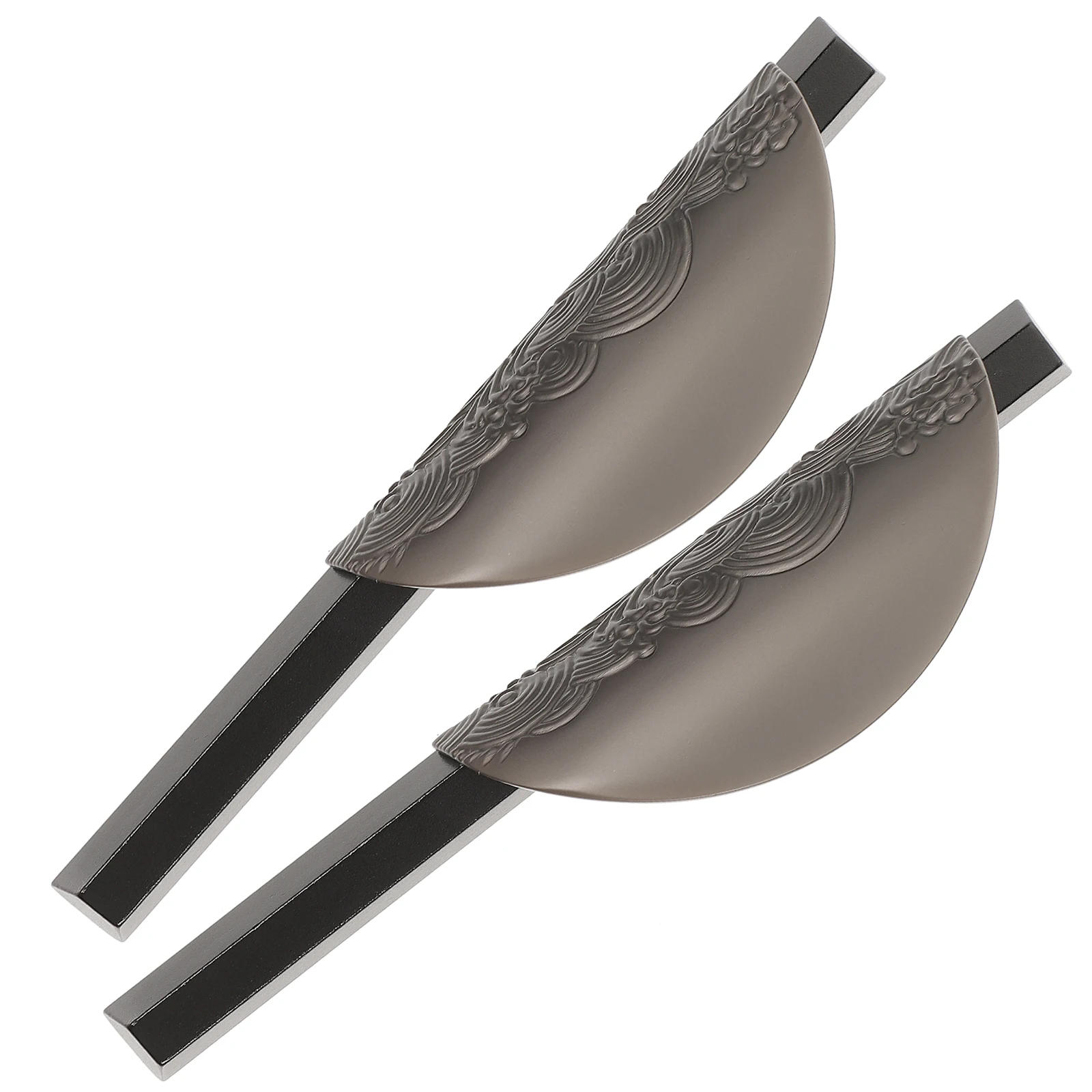 

2pcs 1 Pair Half Moon Cabinet Pulls Handles For Wardrobe Dresser Cupboard Closet niture Kitchen Aluminum Zinc Alloy Durable