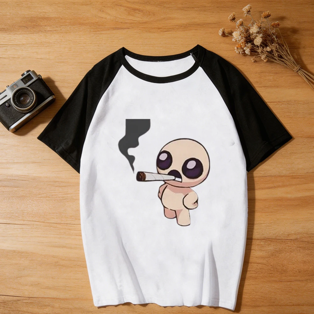 the Binding of Isaac shirt girl 2000s goth y2k clearance sales cute t shirt harajuku Psychedelic emo vintage anime