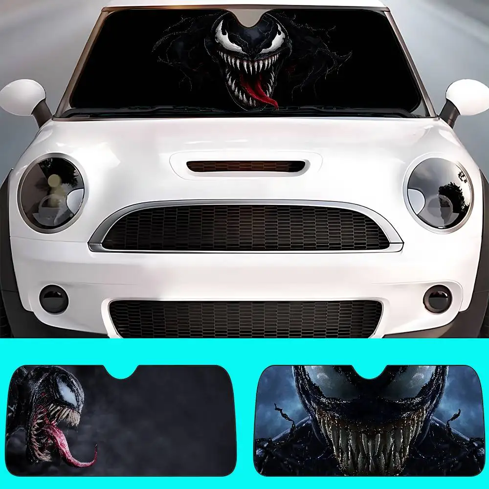

Anime V-venom Car SunShade Windshield Car Window Windscreen Cover Sun Shade Auto Visor Car Accessories