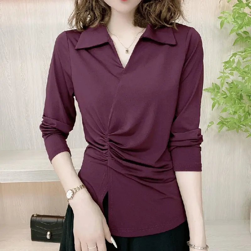

New Autumn Style Elegant Temperament, Slim and Fashionable Shirt
