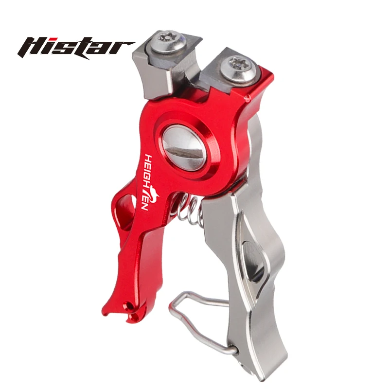 HISTAR-Mini hoja de acero de tungsteno portátil para exteriores, herramienta de pesca de resorte fuerte, accesorios, cortadores de alambre