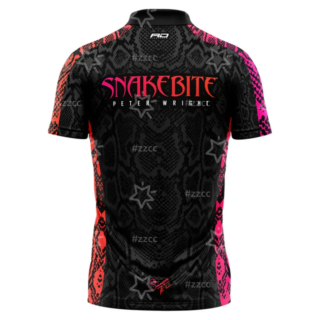 

Футболка Peter Wright 50 Year Player Edition, официальная футболка для соревнований по дартсу, спортивная быстросохнущая мужская футболка, детская одежда, футболка