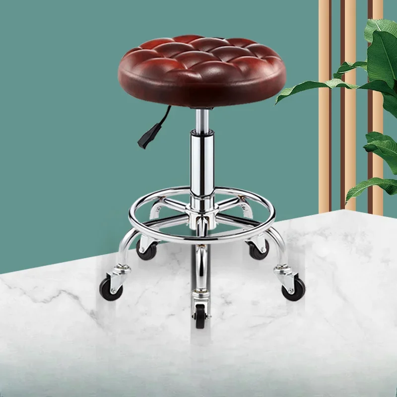 Beauty stool high density rotating lift hair chair manicurist pulley manicurist stool household wholesale bar stool