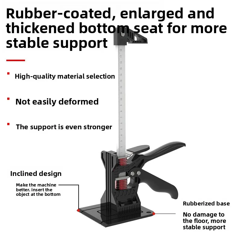 

Hand Lifting Tool Set Labor-Saving Arm Jack Door Panel Drywall Board Lifter Lifting Cabinet Tile Height Adjuster Elevator Tool