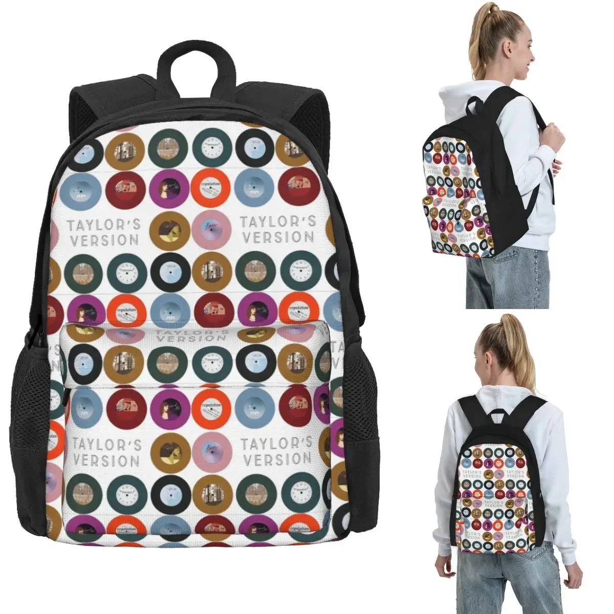 Taylors Version Eras Tour Albums Backpack Hot Sale Daypack Large Capacity Children BookBag SchoolBag Shoulder Bags for Men Women