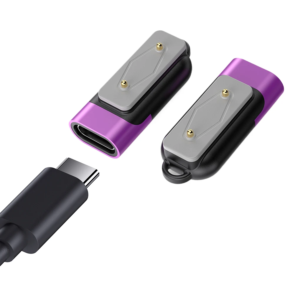 Uhrenladegerät, USB-C-Adapter, rechtwinkliger Ladekabel-Konverter, magnetischer Typ-C-Adapter, Uhrenladegerät für Huawei Band 9, 8 7