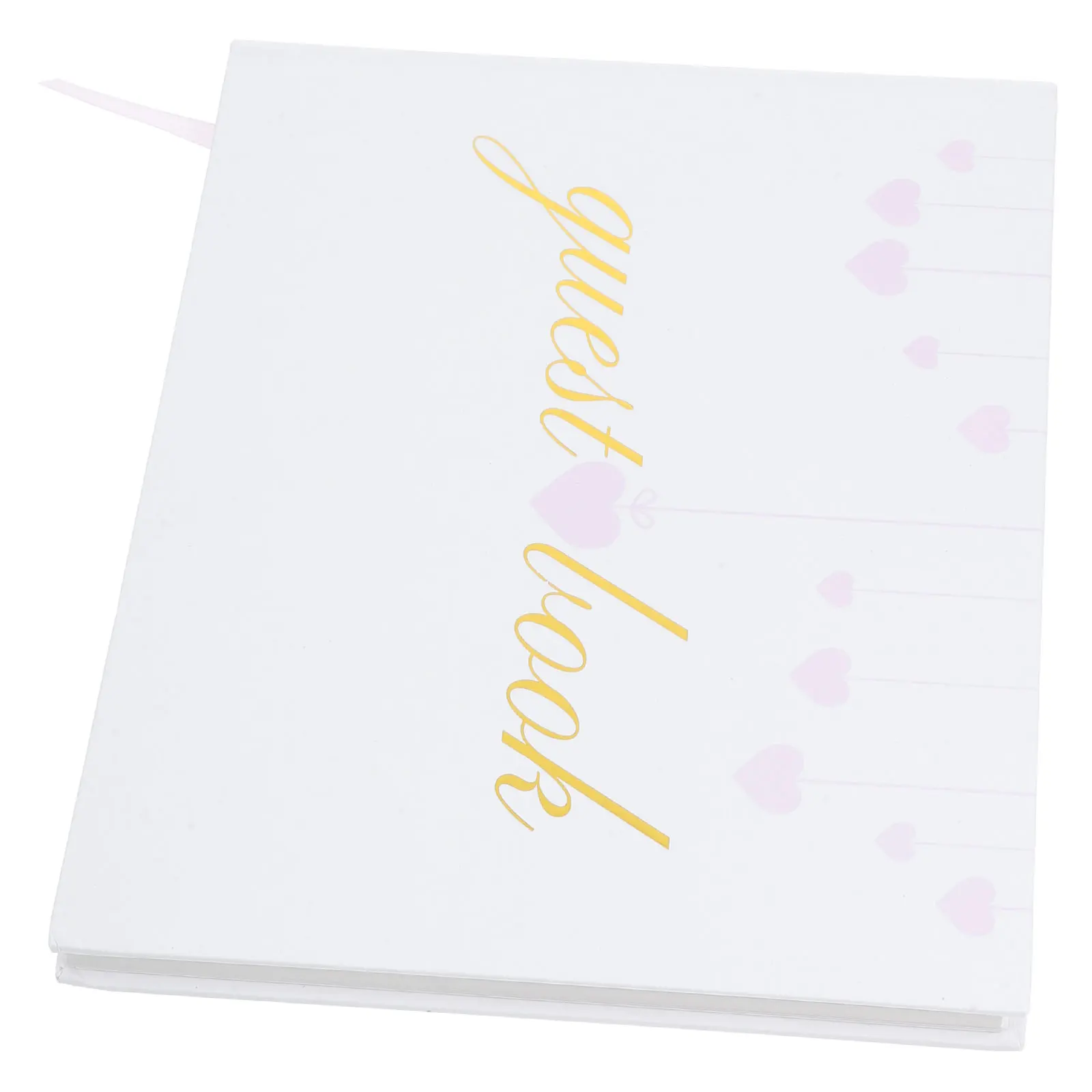 

Wedding Bookmark Album Guest Book Customizable DIY Pages for Bridal Shower Event Memory Keepsake Elegant Design Sign Mini