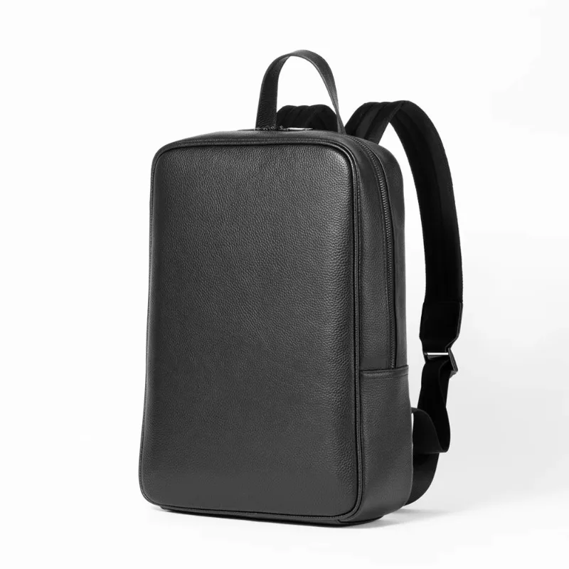 Luxury Designer Backpack Black Men's Waterproof Casual Sports Backpack Leather Laptop Bag Business Travel Bag