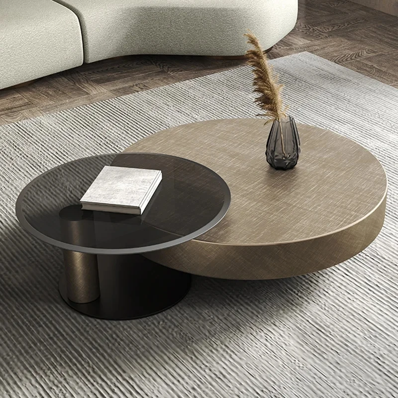 Modern Design Coffee Tables Round Metal Luxury Living Room Coffee Tables Minimalist Nordic Stoliki Kawowe Home Furniture