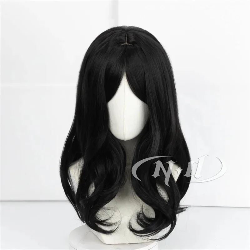 CyND Pieck Finger شعر مستعار كوسبلاي أنيمي هجوم على تيتان كوسبلاي شعر أسود طويل لحفلة الهالوين أزياء هاي الاصطناعية
