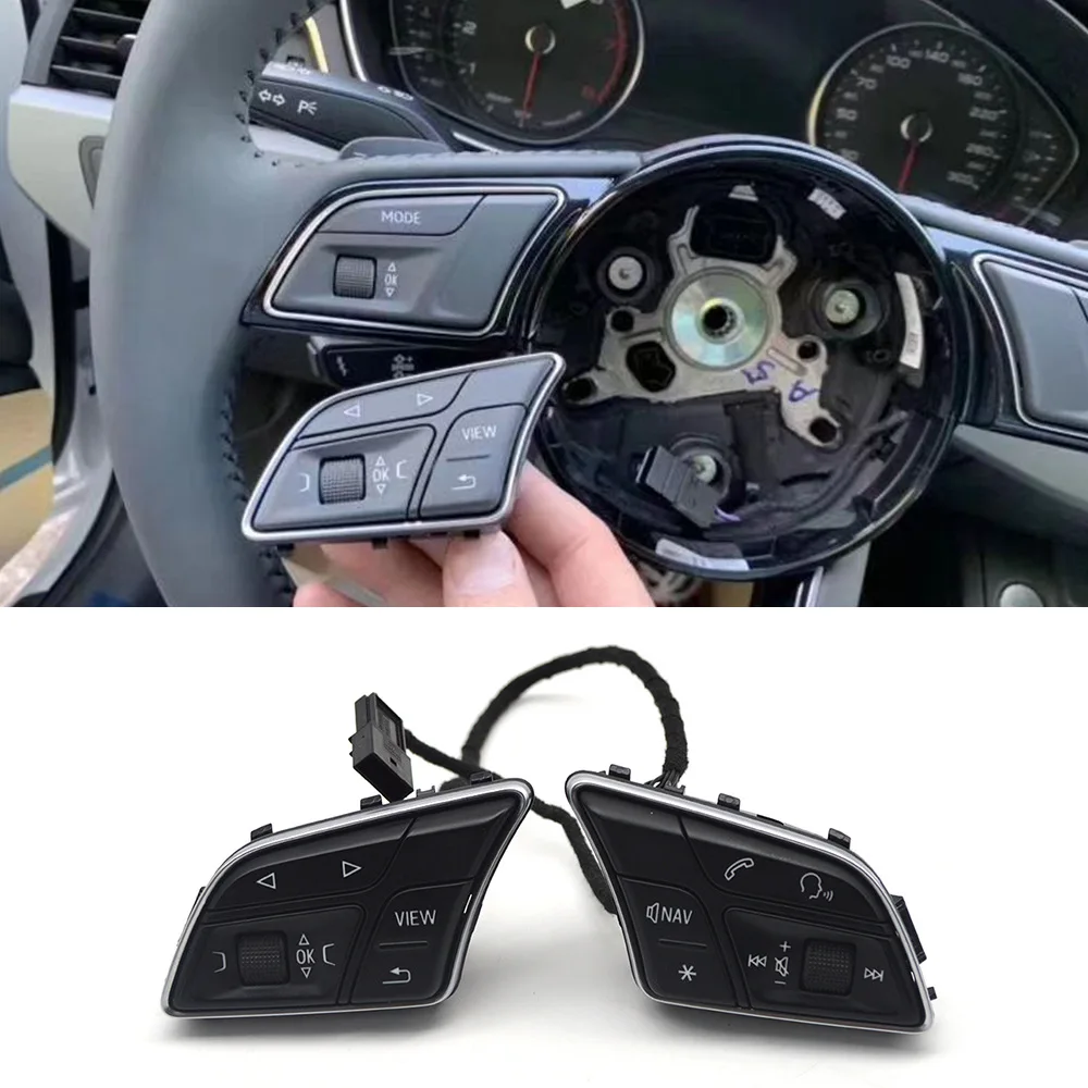 

8W0951523F Suitable for Audi A4A5Q2A3S4S5RS4RS5 multi-function steering wheel buttons pair