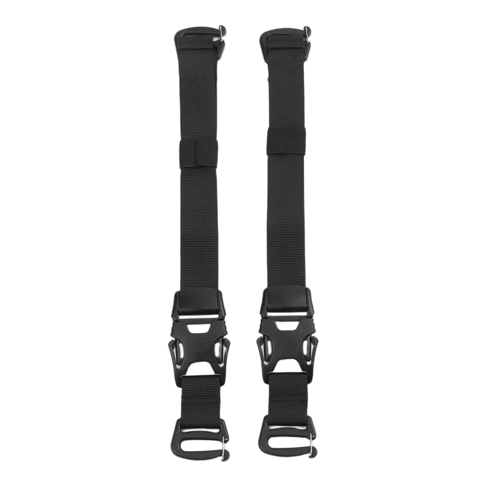 2Pcs Adjustable Buckle Packing Straps for Outdoor Luggage with Secure Closure for Camping Travel Gear and Bundle Organization