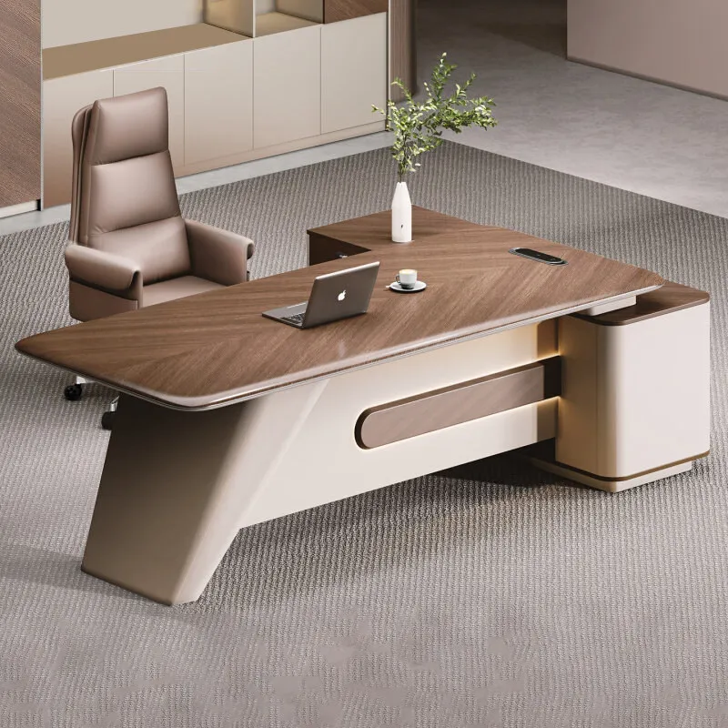 Minimalist Modern Office Desk Executive Luxury Multifunctional Aesthetic Office Desk Display Organizers Tavolo Home Furniture
