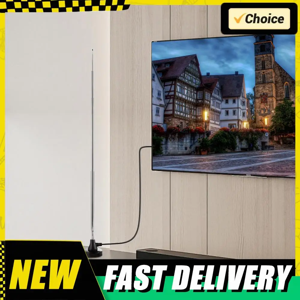 

FM-телескопические антенны с высоким коэффициентом усиления, 75 Ом, комнатные FM-радиоантенны, сменная антенна DAB для бытового цифрового FM-радио