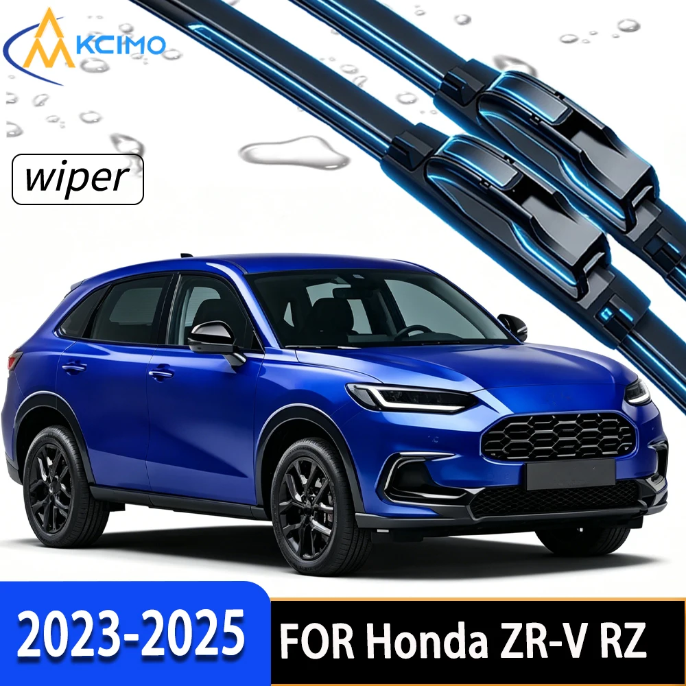

Durable Rubber Front Windscreen Wiper Blades, Stable Performance Under All Weather Conditions for Honda ZR-V RZ 2023-2025