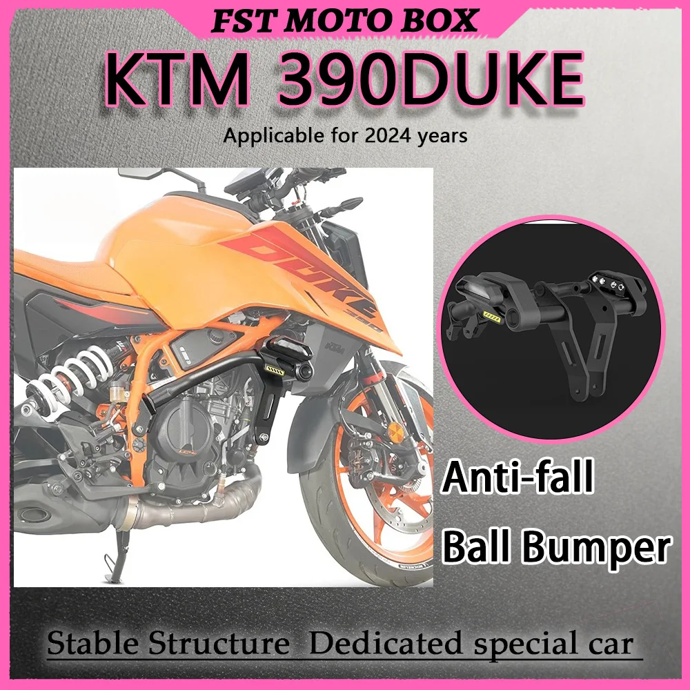 FOR KTM 390 Duke All-Weather Protective Parts Rust-Proof Crash Bar Anti-Knock Bumper Reinforced Load-Bearing Anti-Fall Precision
