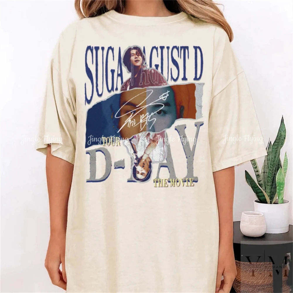 Movie Vintage Min Yoongi World Tour Oversize Unisex T-Shirt