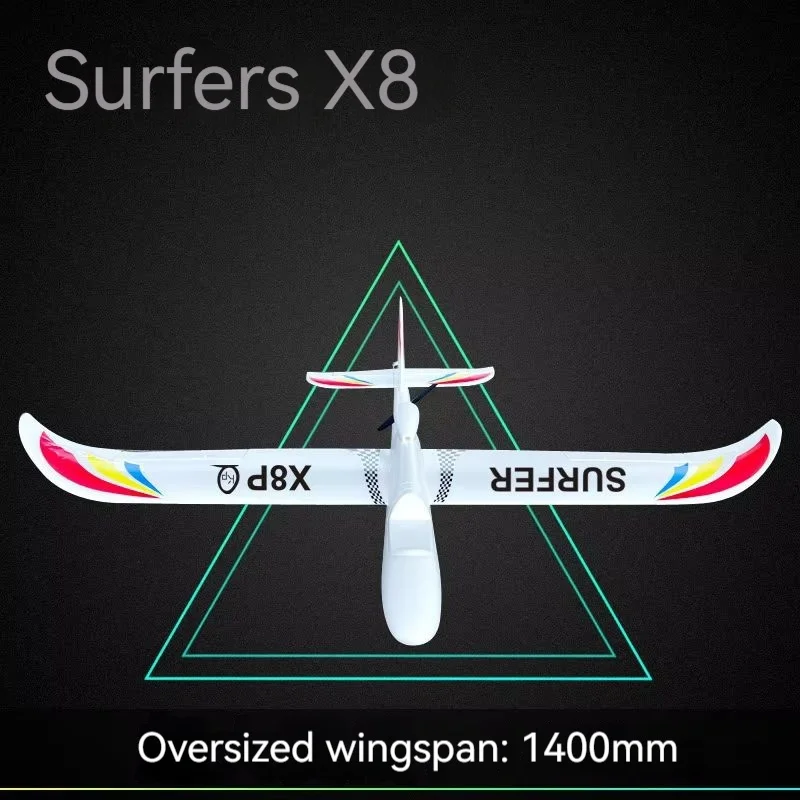 Surferx8 Wingspan 1400mm Body 920mm Epo Glider Remote Control Model Fpv Aircraft Detachable Component Kit Accessories Motor