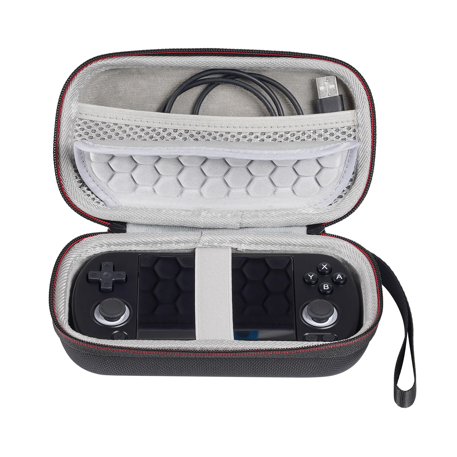 

for ANBERNIC RG40XX H Retro Game Console Portable Organizer Bag Shockproof Black Handheld Case Carry Bag