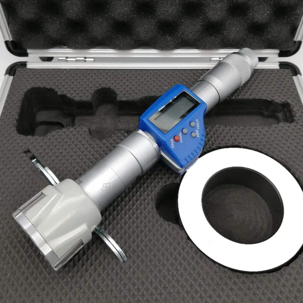 

Digimatic Digital Three-Point Jaw Internal Micrometer 40-50mm Accuracy 0.004mm High Precision Inner Diameter Measurement Tool
