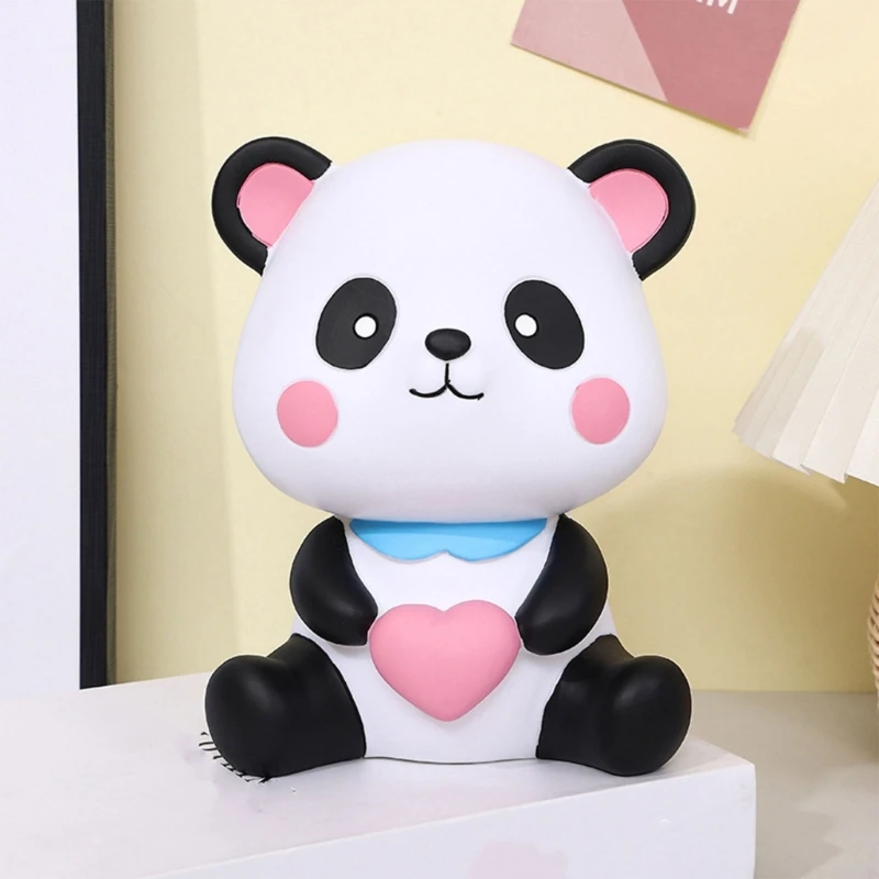 Cute Panda Piggy Banks Cartoon Animal Money Box Desk Decorations Panda Coin Banks for Kids Birthday Gift