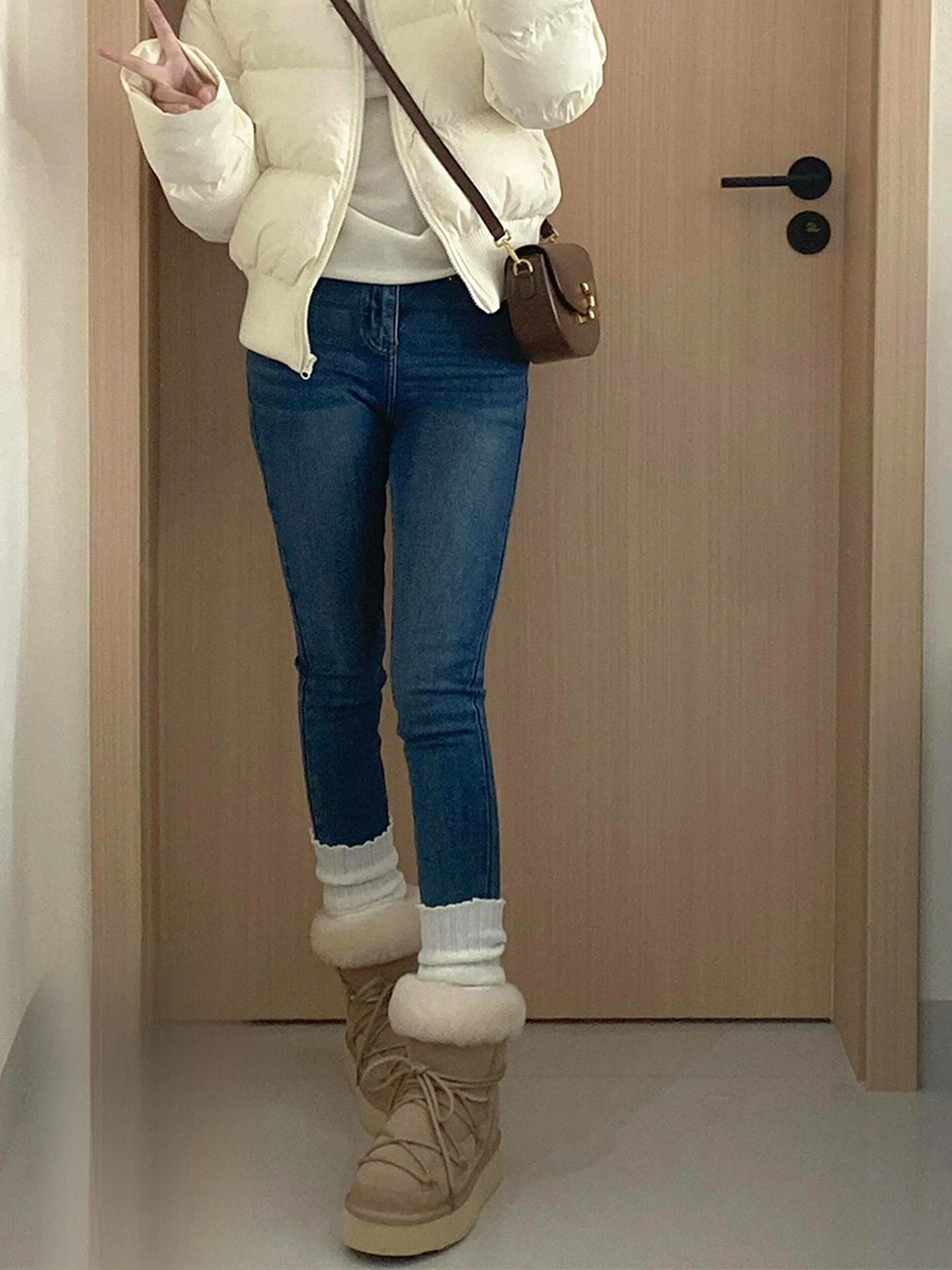 

Женские джинсы Slim Fit с высокой талией, укороченные, летние, новая модель, тонкие, фасон «карандаш», в стиле ретро, повседневные, однотонные