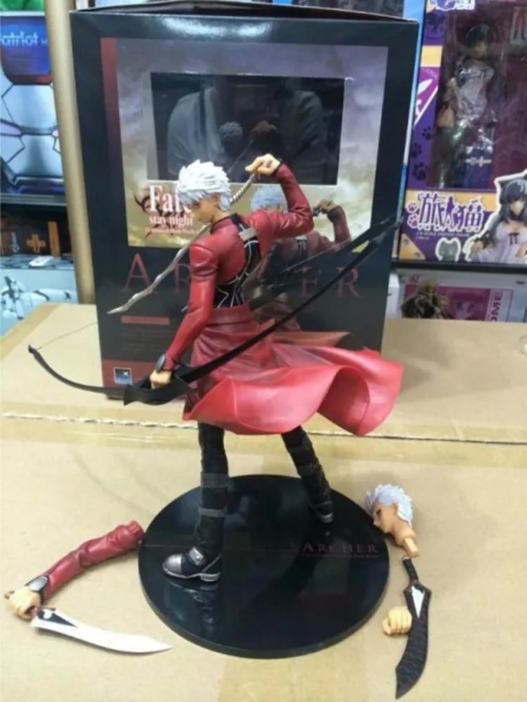 Fate/Stay Night UBW Archer 25cm 1/8 ALTAiR Japanese Anime PVC Action Figure Toy Game Collection Model Doll Toy For Children Gift