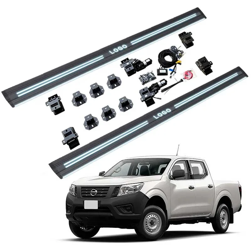 

Waterproof Aluminum Automatic Electric Power Side Step Running Board Dual Lights for NAVARA NP300 2015-2019 2020+