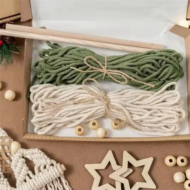 AA80-Pohon Natal Gantung Dinding Dekorasi Liburan Natal Pohon Natal DIY Mudah Dibuat