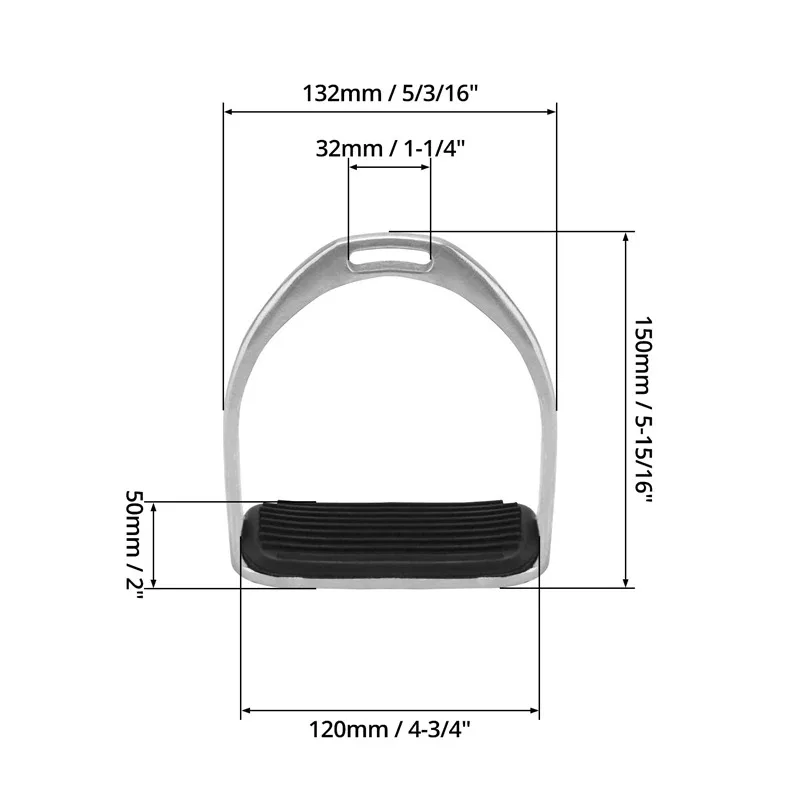 Étriers d'équitation de haute qualité, équipement d'équitation, sécurité, protection, dégager, rinçage du genou, souligné, 1 paire