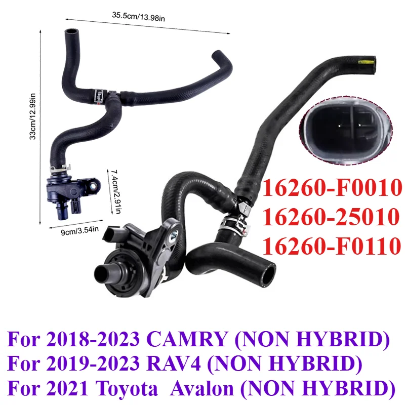 

16260-F0010 16260-F0060 For TOYOTA CAMRY 2018-2024 RAV4 2019-2024 Radiator Bypass Hose Assembly 16260-25010 16260-F0110