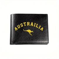 Australia Kangaroo Graphic Print Mens Wallet Business Casual Elegant Simple Practical Quality Stylish Creative Christmas Gift Pr
