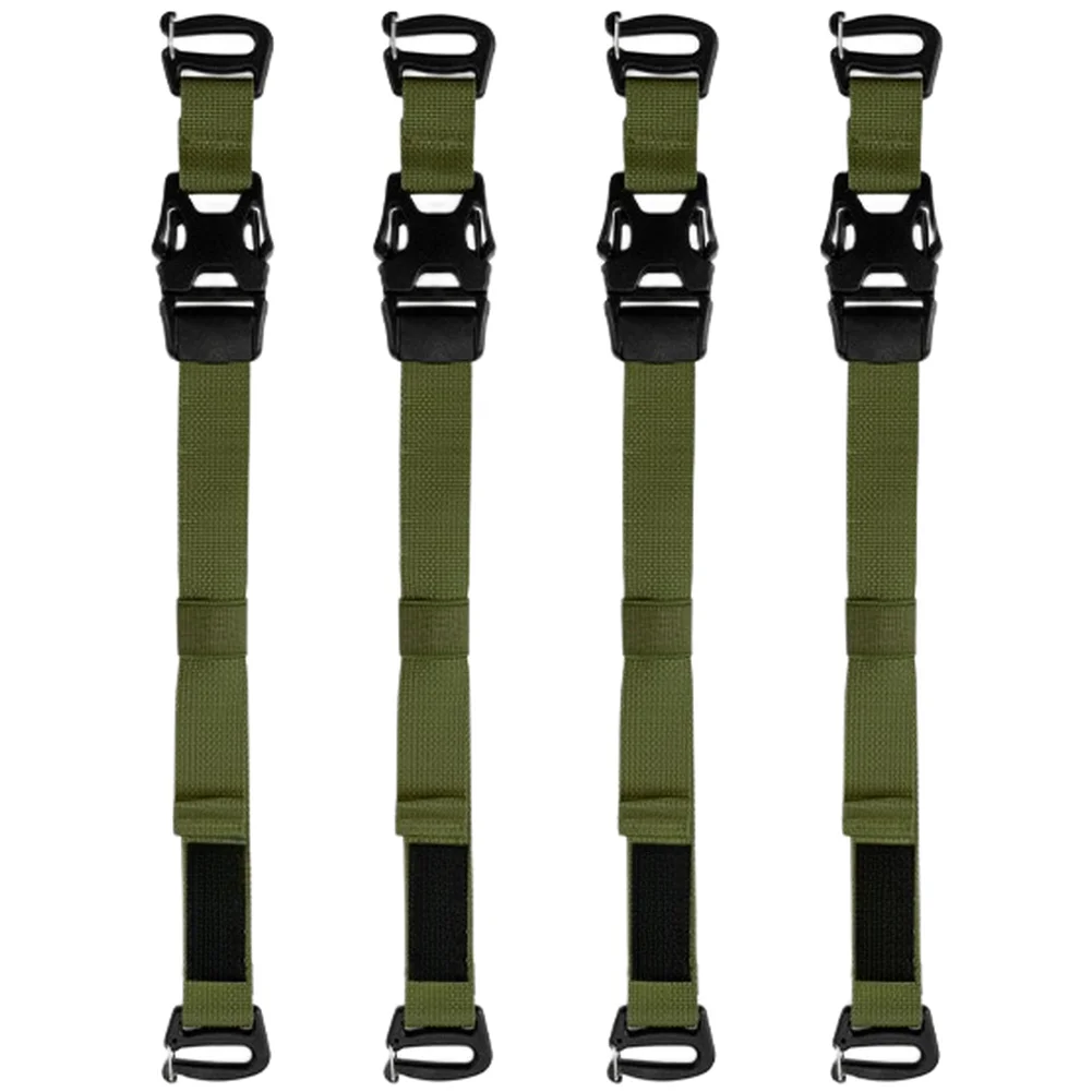 /Camping /Tie /Down Straps With Release Buckles Adjustable Length PP Webbing For Backpack Hiking Gear Tent Sleeping Bag Parts
