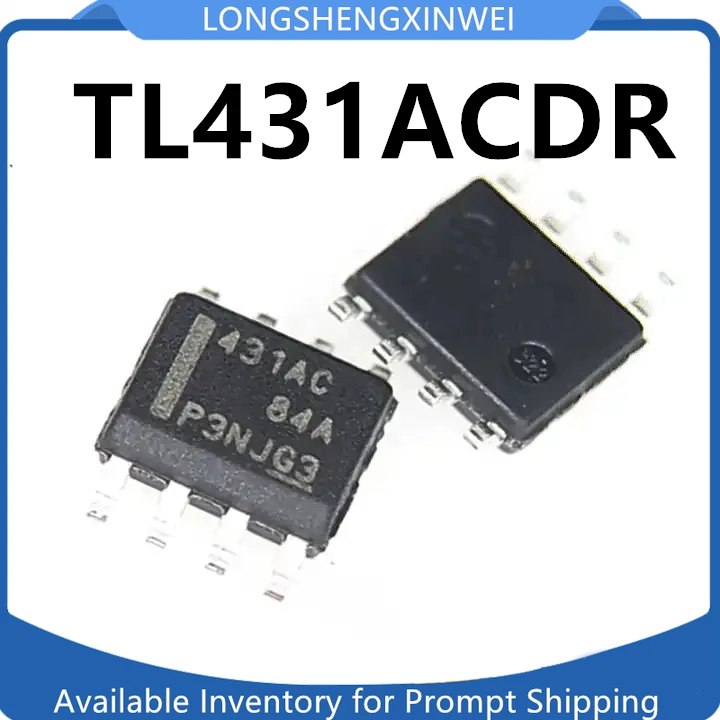 1PCS Patch TL431ACDR TL431ACDT 431AC Screen Printed SOP-8 Voltage Reference Voltage Regulator Chip