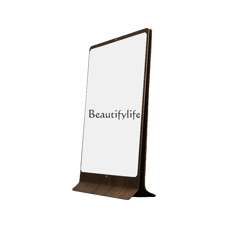 

Light luxury hidden dressing full-body mirror, high-end entrance painting cloakroom fitting floor mirror