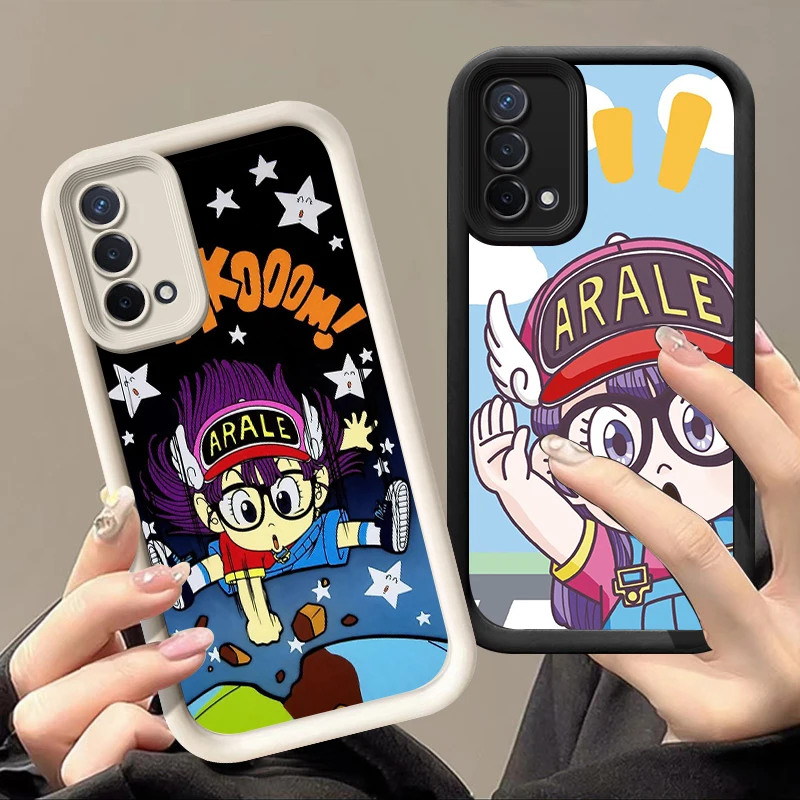 Dr Slump Arale Anime Phone Case For OPPO Realme C55 C63 C65 C67 Reno 10 11 12 13 Pro Plus A16 A17 A58 A74 A78 A98