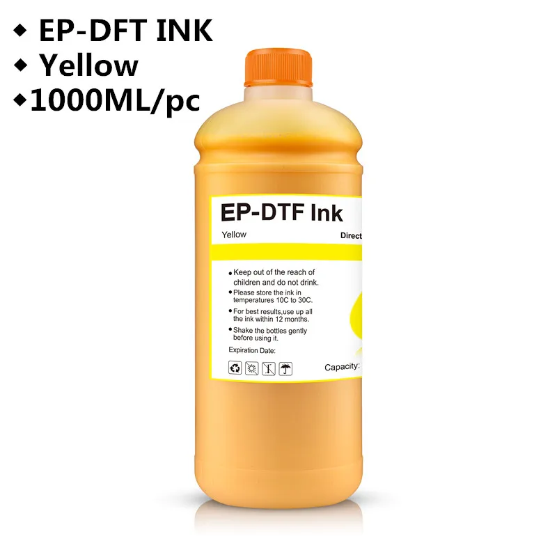 1000ML DTF INK Textile ink DTF printing For For Dirent printer film heat transfer for PET Film hot melt powder transfer film