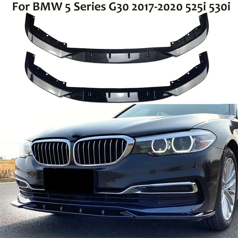 

For BMW 5 Series G30 2017-2020 525i 530i Car Front Bumper Lower Lip Body Kit Spoiler Protector Cover Bumper Lip Splitter Guard